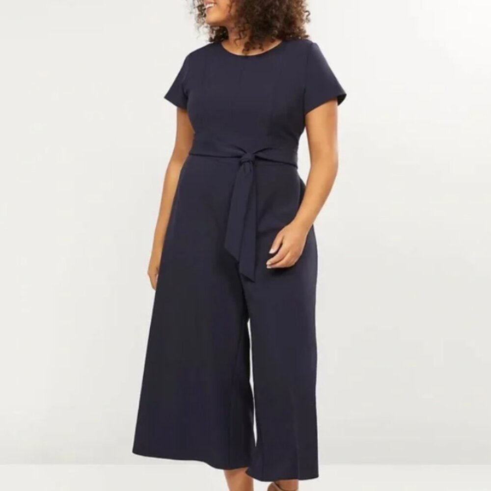 Lane Bryant Navy Jumpsuit